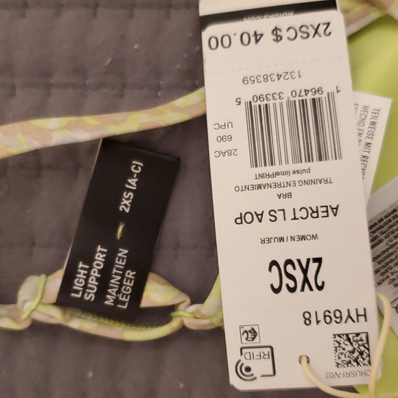 NWT Adidas Light Women's Support Bra Size 2XSC - Picture 6 of 7